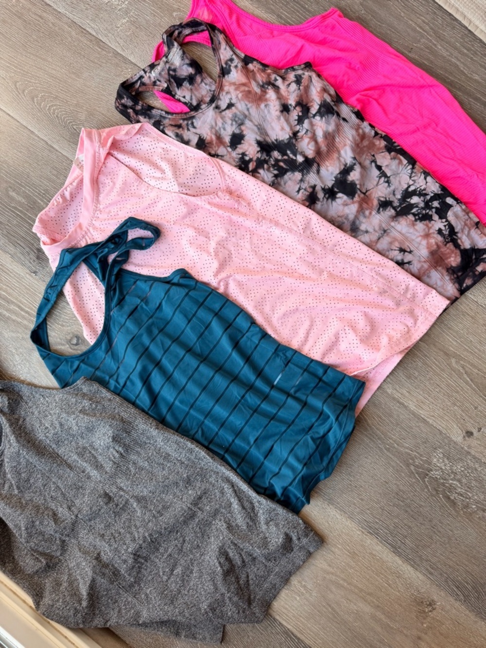 Women’s Teal Striped Tank Top - Classic Sleeveless Layering 0084
